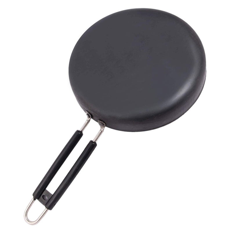 KITCHEN SHOPEE Traditional Silver Tawa for RotiChapathiChapati and 11 inch Fry pan for Cooking - Image 2