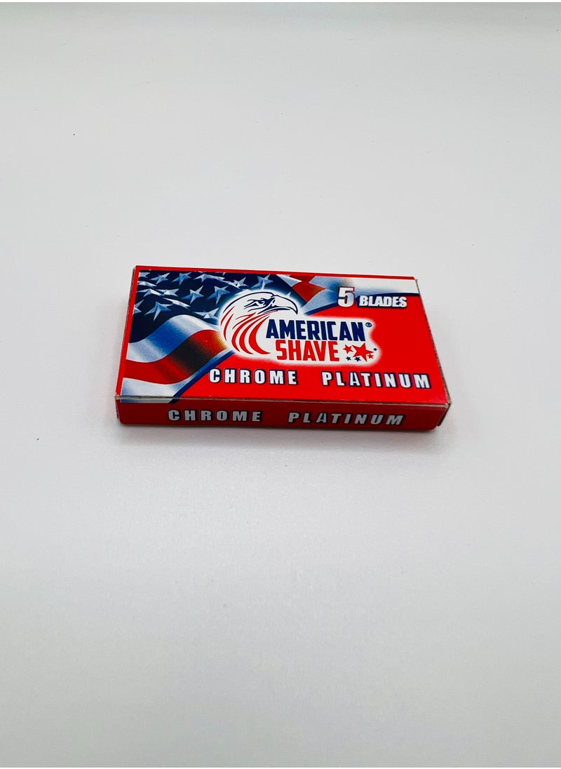 AMERICAN SHAVE Chrome Platinum Truck Pack 20 pcs x 5 razor  - Image 5
