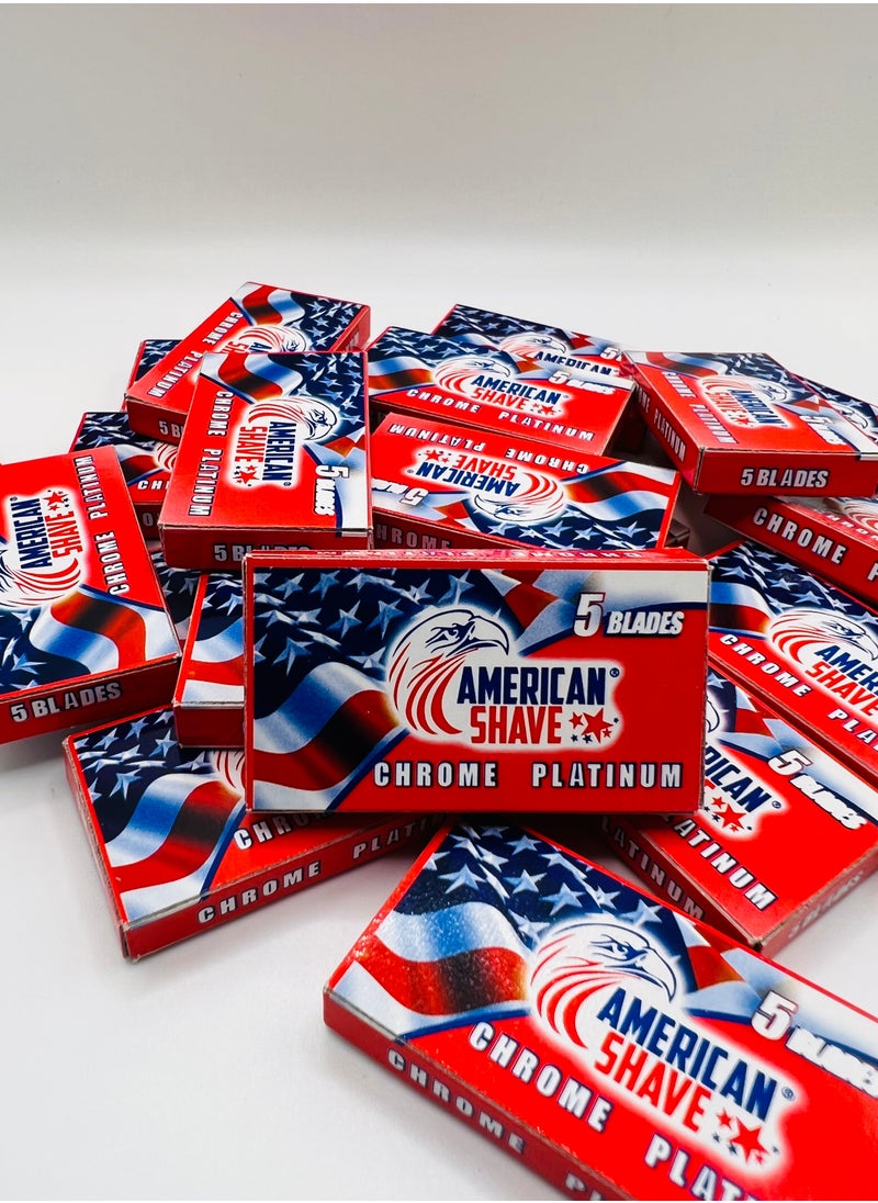 AMERICAN SHAVE Chrome Platinum Truck Pack 20 pcs x 5 razor  - Image 3