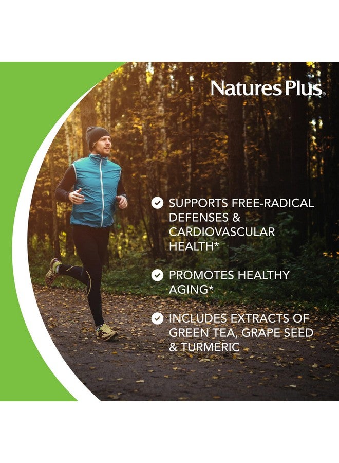 NaturesPlus Natures Plus Herbal Actives Resveratrol, Extended Release - 125 mg, 60 Vegetarian Tablets - Gluten-Free - 30 Servings - Image 3