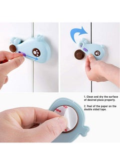 Safe-O-Kid 2 Drawer;Cabinet Locks Child Safety For Chesters Almiras Baby Proofing Indoor Safety Whale Shaped Blue Pack Of 2  - Image 5