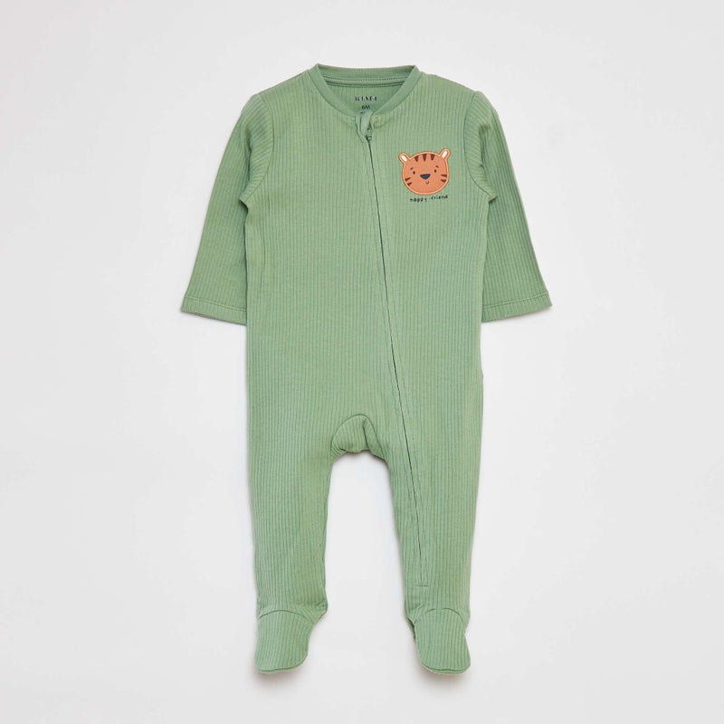 Baby Boys Lightweight ribbed sleepsuit(LS)