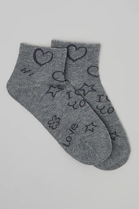 أر أند بي 3 Pack Patterned Ankle Socks