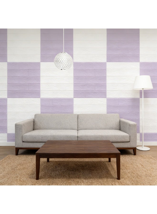 20pcs Art Simulation Wall Tile Wall Sticker, Self-Adhesive Foam Brick Wallpaper, Can Be Combined Freely, Suitable For Bedroom, Bathroom And Kitchen - Image 2