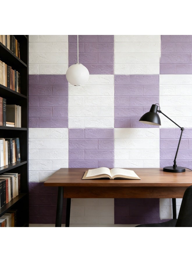 20pcs Art Simulation Wall Tile Wall Sticker, Self-Adhesive Foam Brick Wallpaper, Can Be Combined Freely, Suitable For Bedroom, Bathroom And Kitchen - Image 3