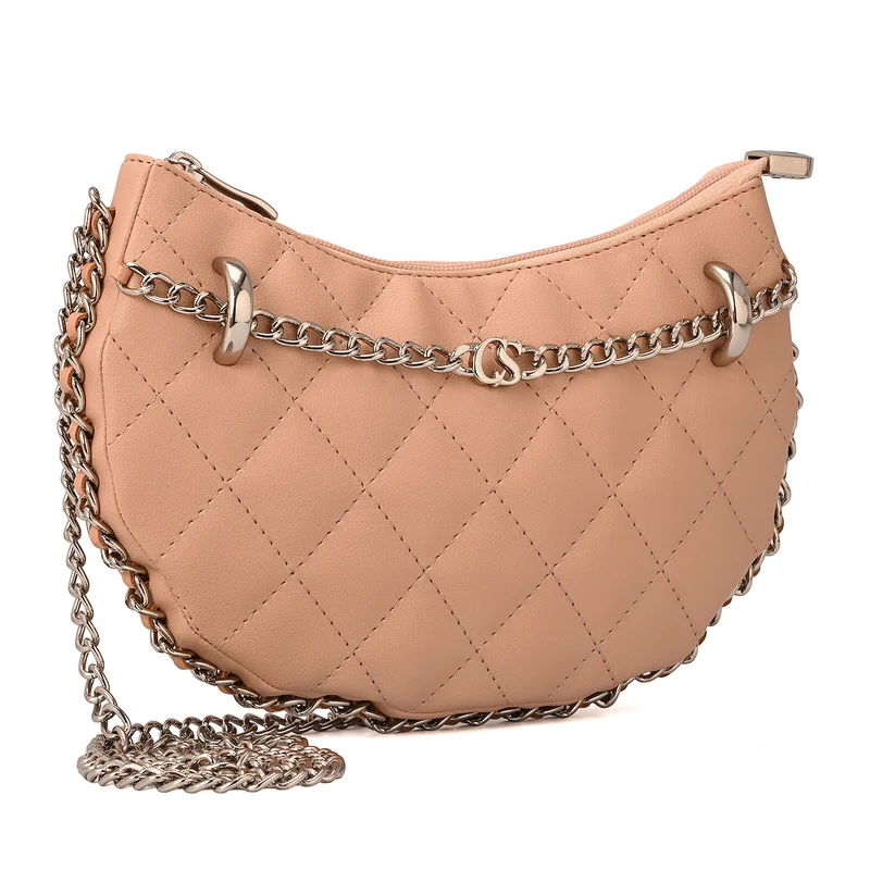 Matelassê Chain Bag Blush