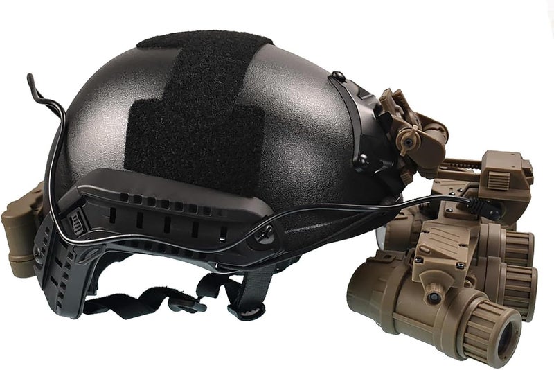 Hdlsina Airsoft Tactical Cosplay GPNVG18 Binoculars Night Vision Goggles Model No Function,L4G24 Night Vision Helmet Mount - Image 3