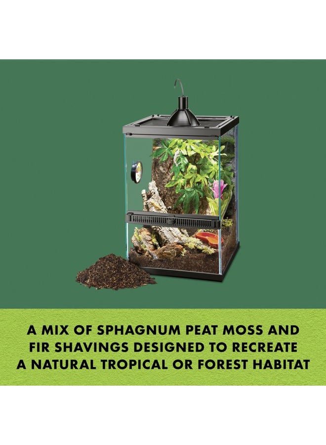 Zilla Reptile Terrarium Bedding Substrate Jungle Mix Moss & Fir, 4-Qt. - Image 2