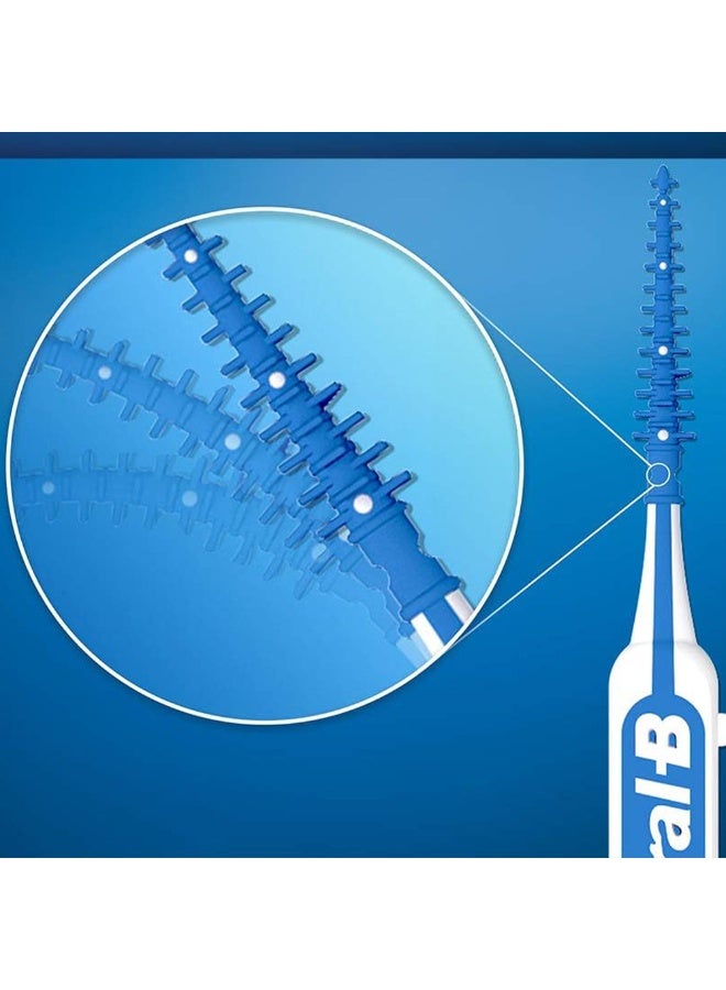 Oral-B Interdental Brushes Rubber Type, 20 Pieces, Soft Flexible Bristles, Gentle Cleaning Between Teeth, Includes Carrying Case - Image 4