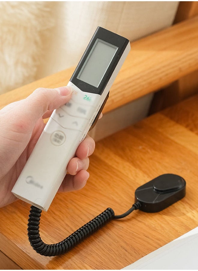 حامل جهاز التحكم عن بعد المغناطيسي، حبل قابل للسحب، قفل كابل مضاد للفقدان لجهاز التحكم عن بعد الخاص بالتلفزيون والمروحة ومكيف الهواء - Image 4