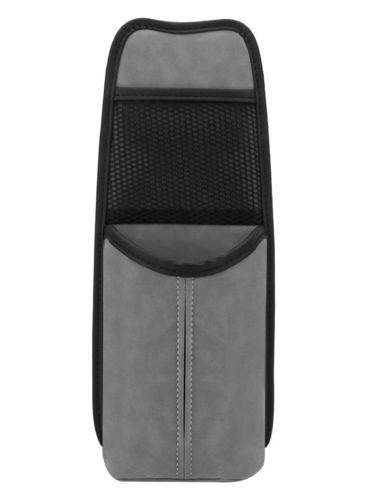 Multifunction Car Seat Side Organizer, Auto Storage Hanging Bag Multifunctional Mesh Pocket Travel Accessories for Cellphones Keys Cards Wallets Sunglasses - Image 1