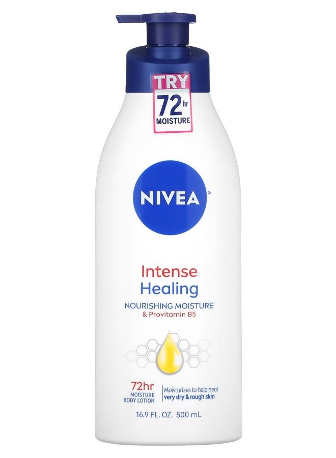 Nivea Intense Healing Moisture Body Lotion Very Dry & Rough Skin 16.9 fl oz (500 ml)