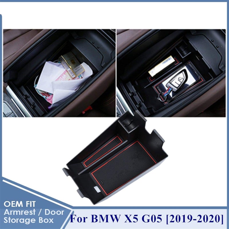 QASULER Central Console Storage Box for BMW X5 G05 - Image 4