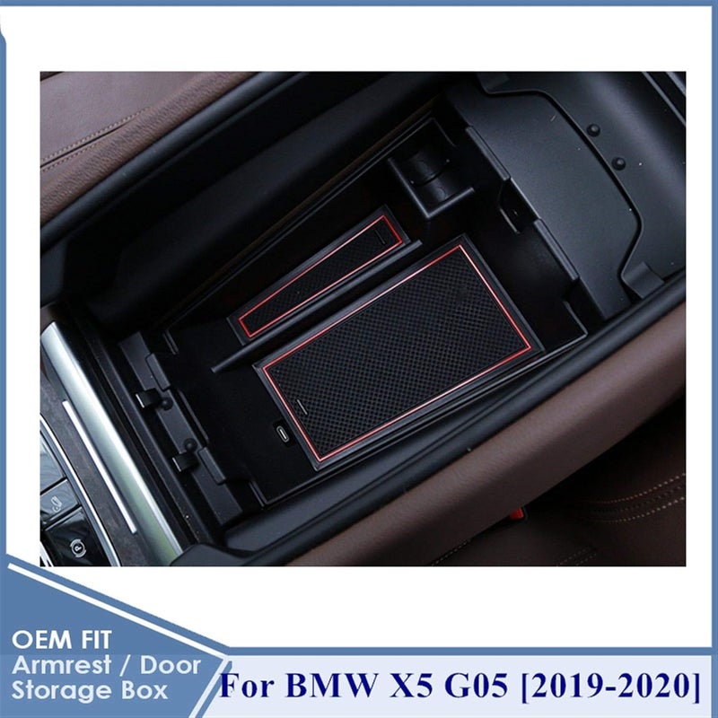 QASULER Central Console Storage Box for BMW X5 G05 - Image 3