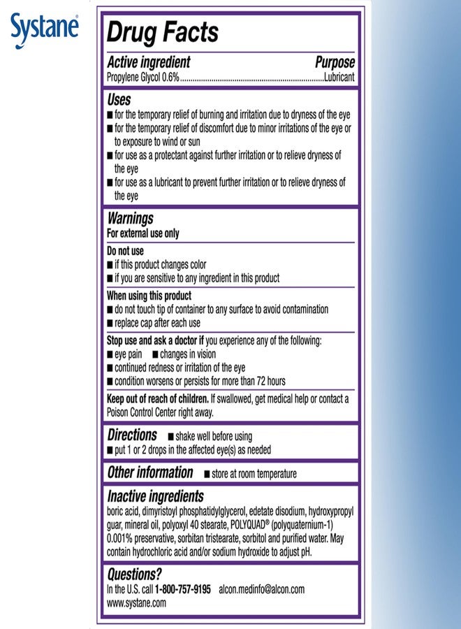 Systane Complete Lubricant Eye Drops, 0.34 Fl Oz, Twin Pack (Pack of 2) - Image 4
