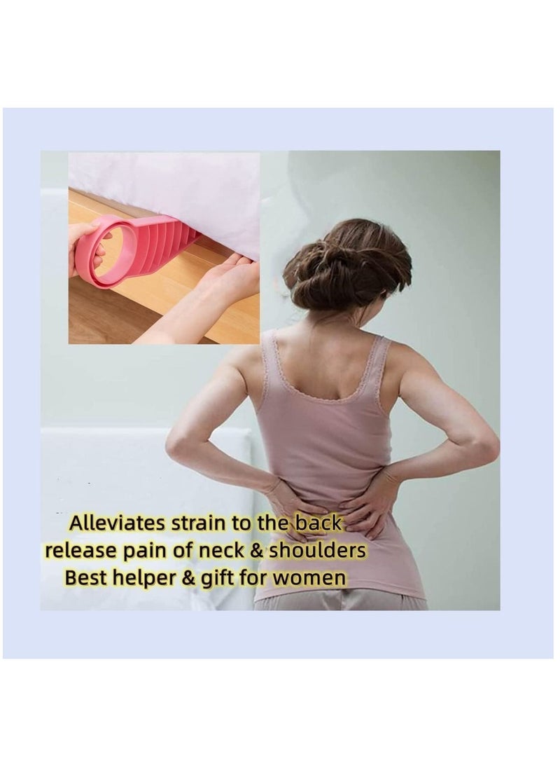 Hawaii - 3 Pcs Mattress Wedge Lifter Bed Lifter Mattress Wedge Elevator Changing Sheets Bed Making Tool Bed Making Lifting Handy Tool to Alleviate Back Pain Pink - Image 1