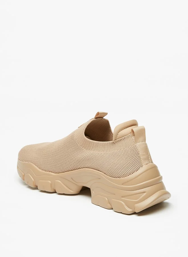 Flora Bella By Shoexpress Women's Textured Slip-On Sports Shoes