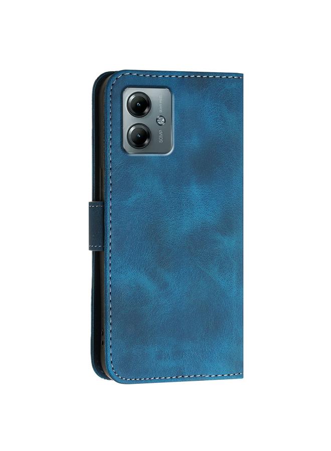 إيروريكس جراب لهاتف Motorola Moto G Play 2025 / G Power 2025، جراب هاتف جلدي بنقشة فراشات شبكية مع حبل تعليق - Image 3