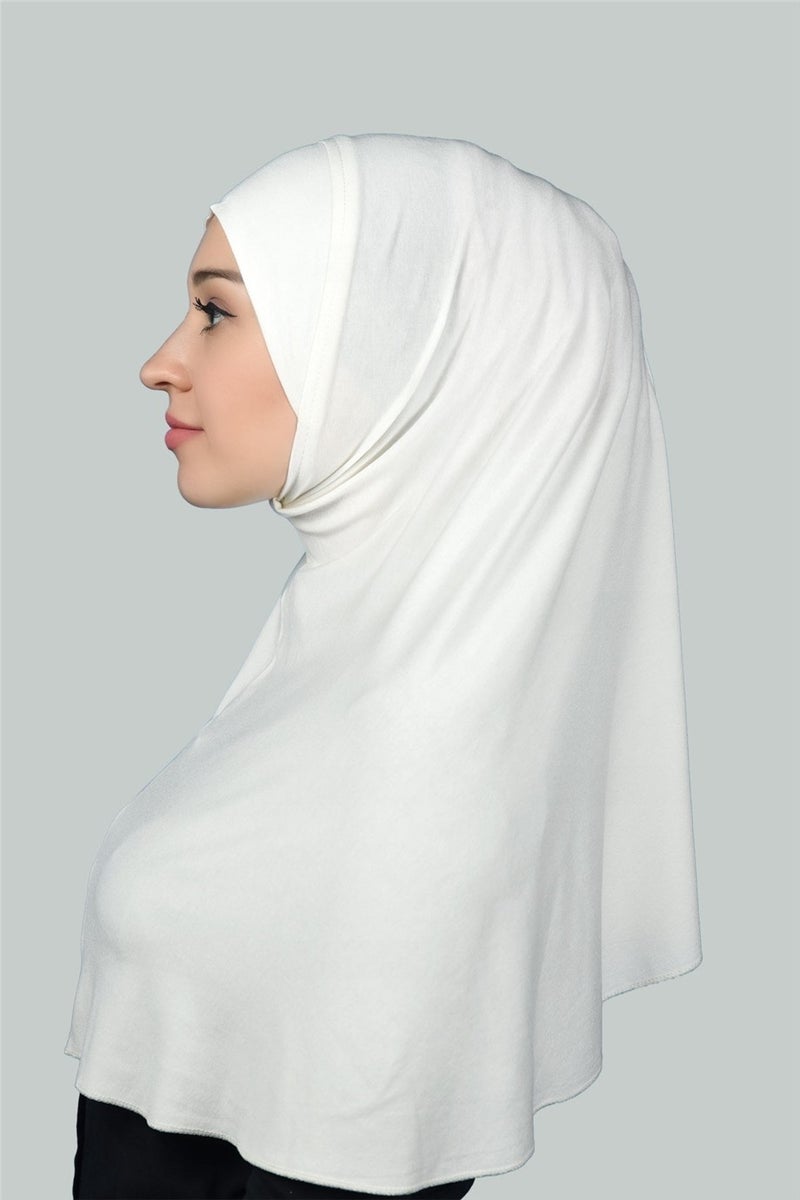 Altobeh Ready-made Hijab Practical Scarf Hijab Hijab - Prayer Cover (Xl) - Ecru  - Image 2