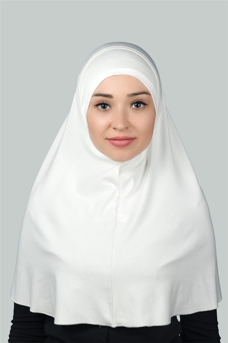 Altobeh Ready-made Hijab Practical Scarf Hijab Hijab - Prayer Cover (Xl) - Ecru  - Image 3