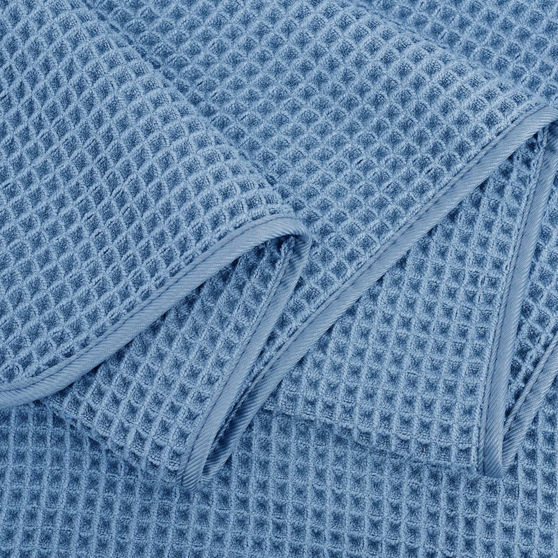 POLYTE Microfiber Oversize Quick Dry Lint Free Bath Towel, 60 x 30 in, 4 Pack (Waffle Weave) - Image 4