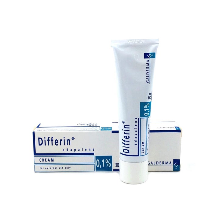 differin كريم ديفيرين 0.1% 30غ أنبوب قابل للطي