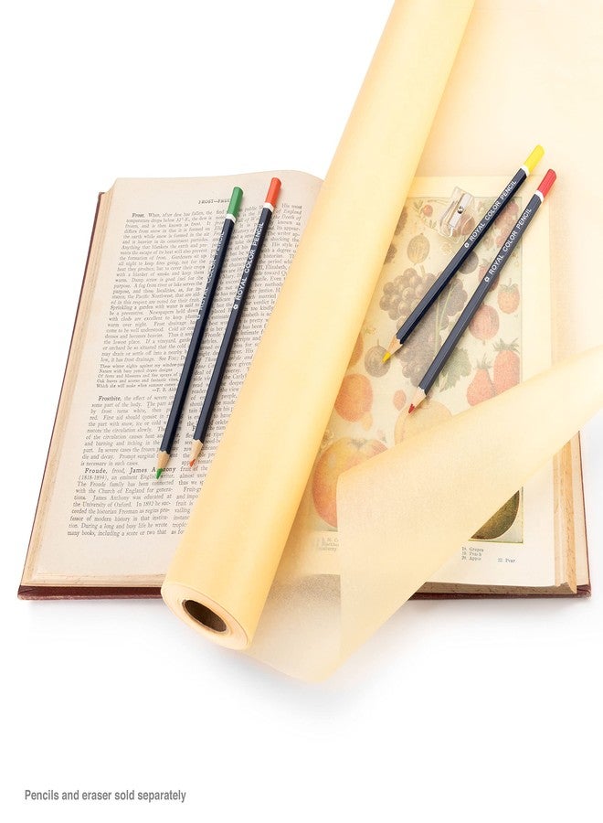 Bee Paper Company Bee Paper 18" x 50 yds Sketch and Trace Roll, Canary - Image 4