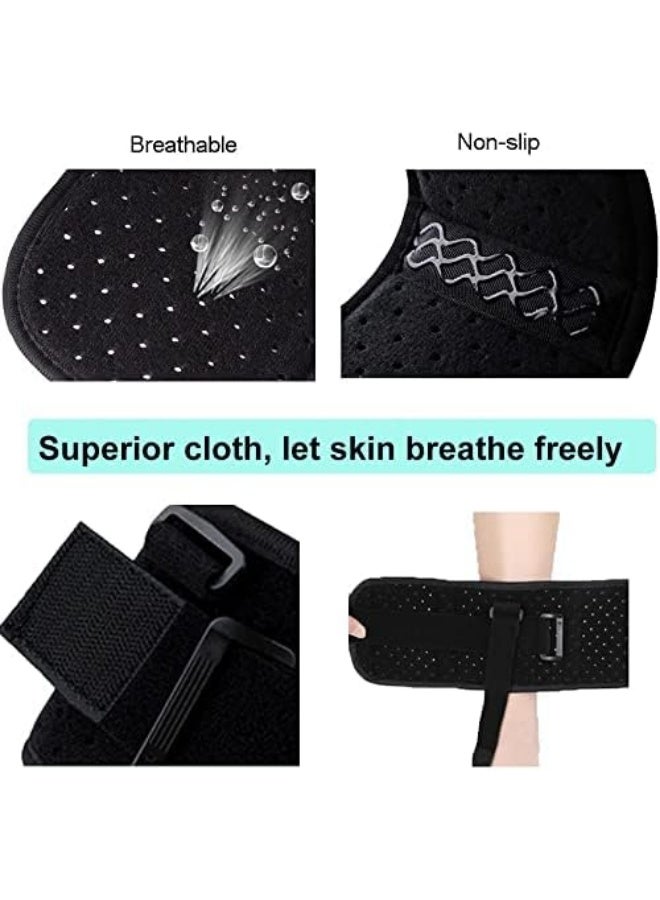 Plantar Fasciitis Night Splint and Brace,  Planters Facetious Relief, Foot Drop and Achilles Tendonitis Relief Brace. Night Splint for Plantar Fasciitis Women and Men（Black） - Image 5