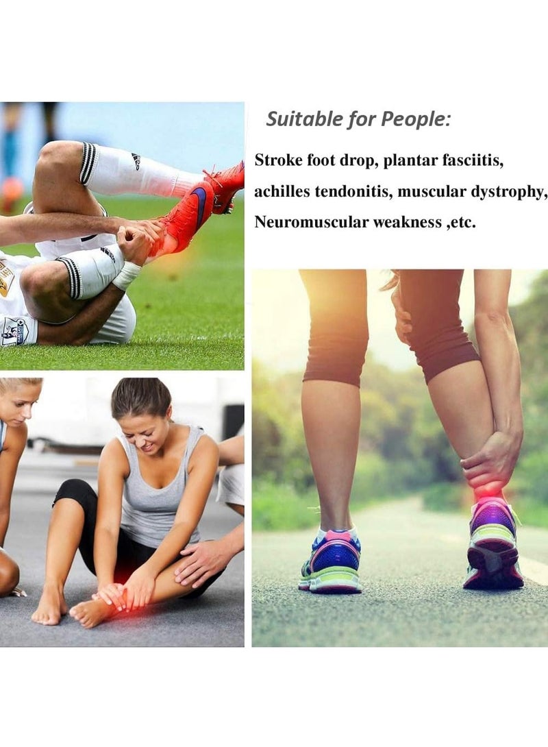 Plantar Fasciitis Night Splint and Brace,  Planters Facetious Relief, Foot Drop and Achilles Tendonitis Relief Brace. Night Splint for Plantar Fasciitis Women and Men（Black） - Image 2