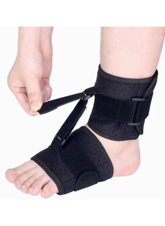 Plantar Fasciitis Night Splint and Brace,  Planters Facetious Relief, Foot Drop and Achilles Tendonitis Relief Brace. Night Splint for Plantar Fasciitis Women and Men（Black） - Image 1