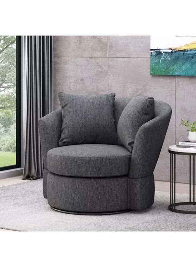 Al Home Modern Sleek Linen Arm Chair - 80x85x85 cm - By Alhome 