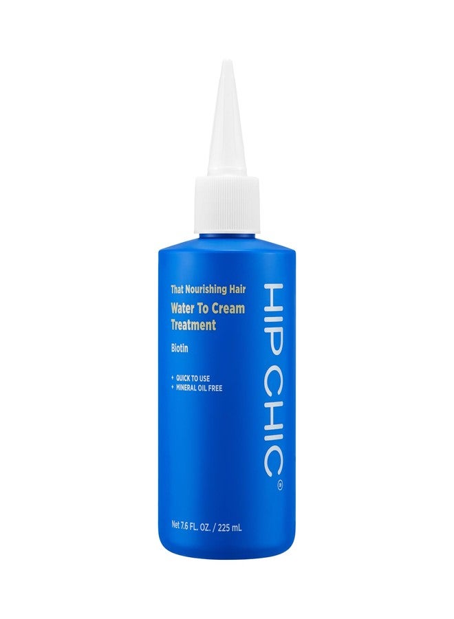 HIP CHIC That Nourishing Hair Water To Cream Treatment, Non Toxic, Milk Protein Ampoule, Vitamin B7 (Biotin), Stronger Hair, Protein Nourishment Care, 7.6 Fl Oz - Image 1
