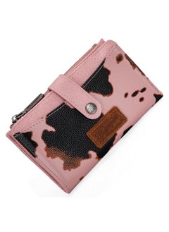 Wrangler Cow Print Bifold Wallet Women'S Wallets Card Cases & Money Organizers Women Credit Card Wallet Pink Wallets For Women Female Cash Wallet With Id Window  - Image 4