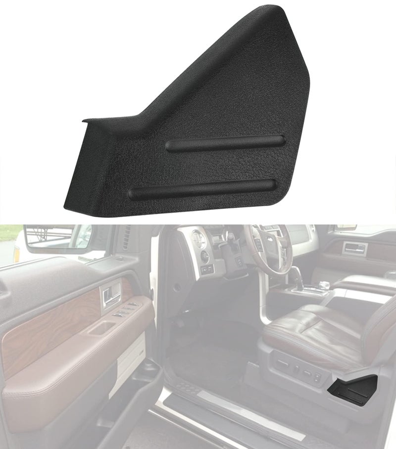 OKPARZ Replacement for Front Left LH Driver Seat Trim Cover Panel 2009-2014 Ford F-150 F150 9L3Z1661693CA Black - Image 1