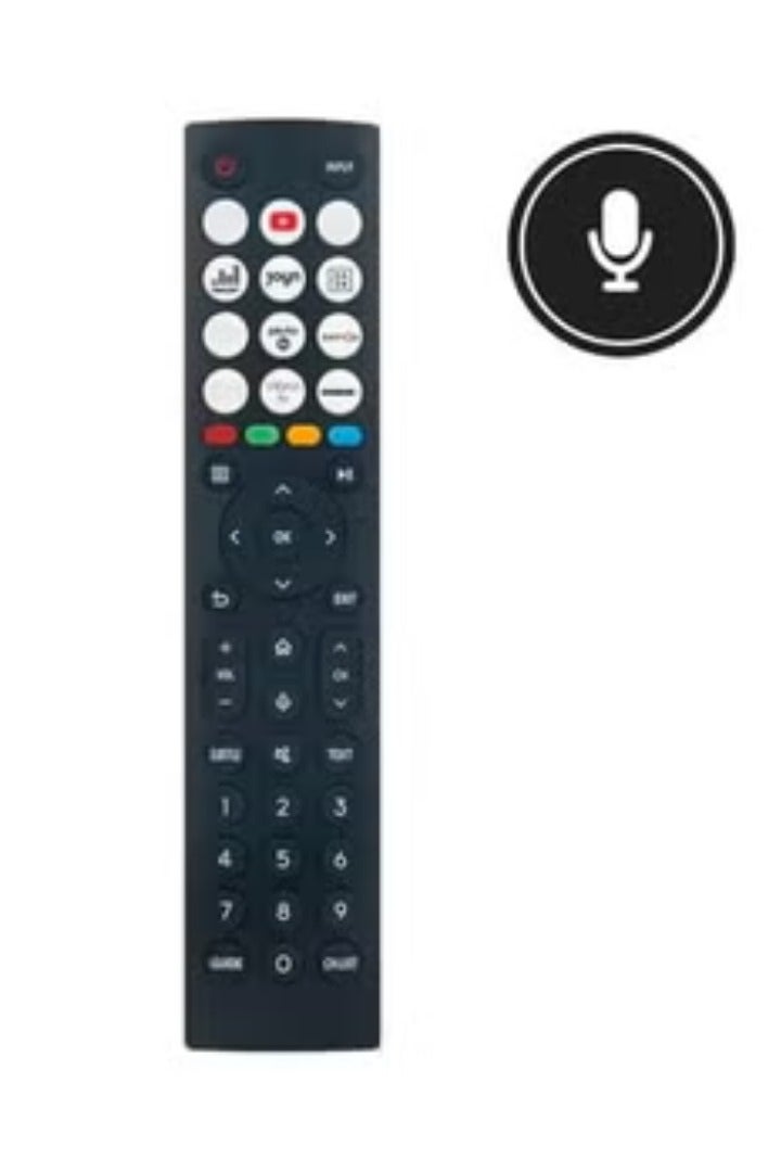 ERF2M36 Voice Replacement Remote Control Compatible with Hisense Smart TV Models: 43E7KQ, 50E7KQ, 55E7KQ, 65E7KQ, 75E7KQ, 55A6K, A22521A, A22451F | Easy Setup | Stable Signal | Durable Design - Image 2