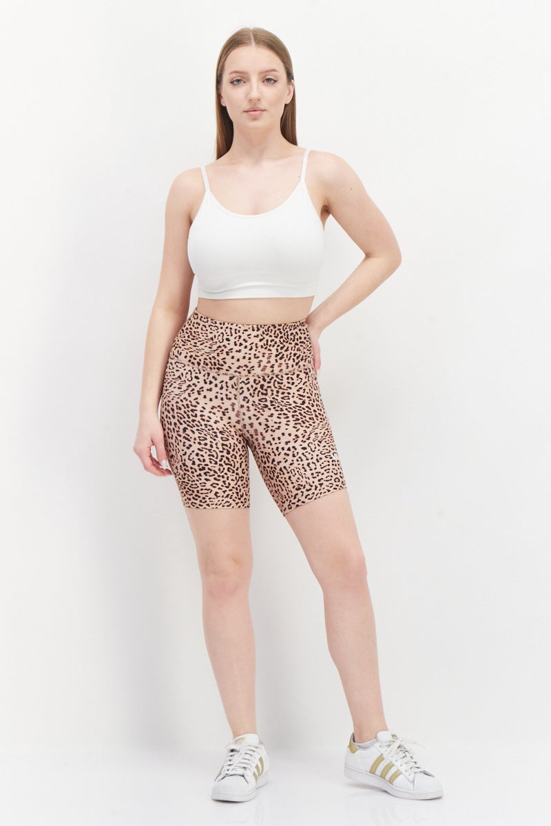 rvca Women Sportswear Fit Training Bike Shorts, Black - Image 4