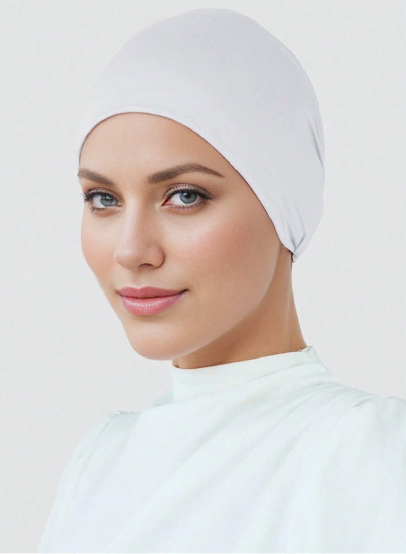 Women Hijab Head Cover Sport Undercap Women Anti-Slip Sweat-Absorbent Wide Brim Turban Hat  Wear Women Abaya Accessories - Image 3