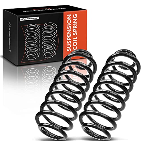 A-Premium 2Pcs Rear Suspension Coil Spring Set Heavy Duty Compatible with Chevrolet Tahoe 2000-2017, Avalanche Suburban 1500 2000-2014 & GMC Yukon 2000-2017 & Escalade 2002-2006, Replace# 15182559 - Image 1