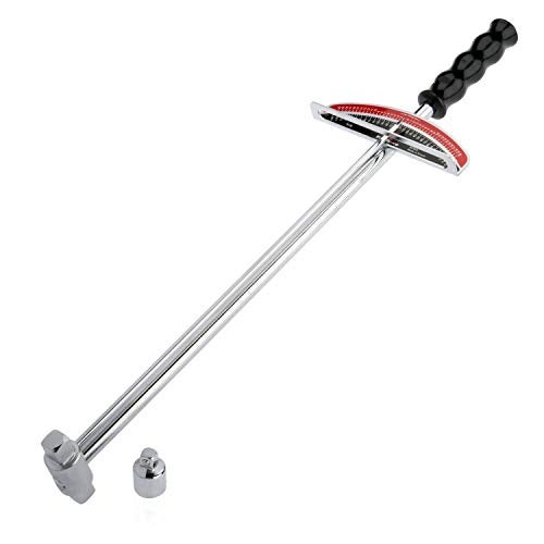 Tooluxe 03703L Dual Drive Beam Style Torque Wrench | 3/8” & ½” Drives | 17” Length | 0-150 Ft-Lbs | SAE | Premium Steel Alloy - Image 1