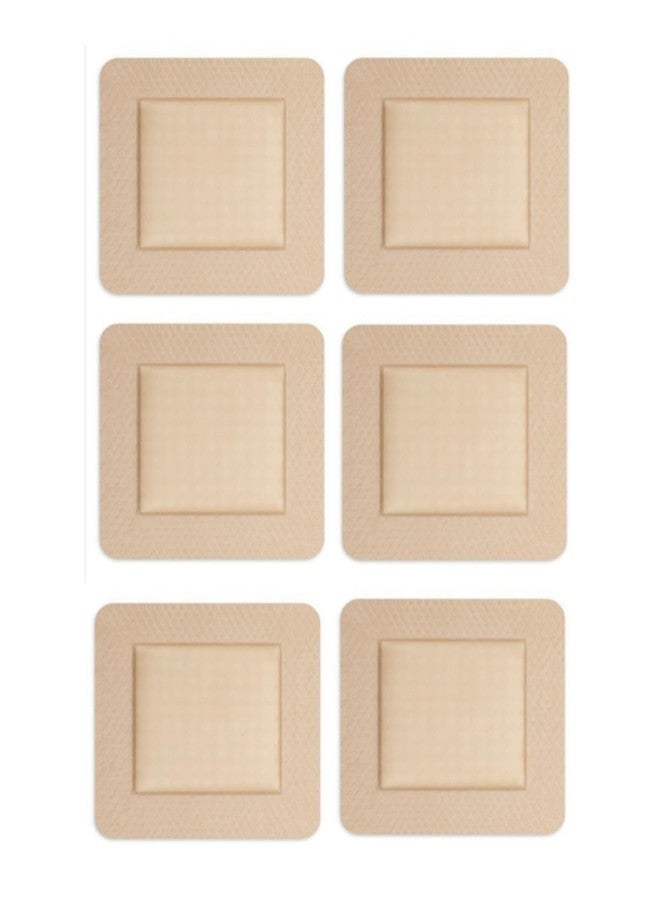 KalamkariX 6 PCS Bed Sore Patch, Dressing Pads for Wound Care, 7.5x7.5cm Silicone Gel Foam Dressing, Ideal for Patients and Bedridden Care, Post-Surgical Wound Management - Image 1