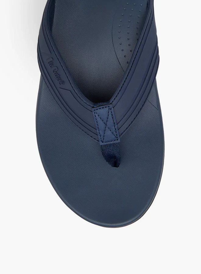 Lee Cooper Men's Logo Detail Thong Slippers