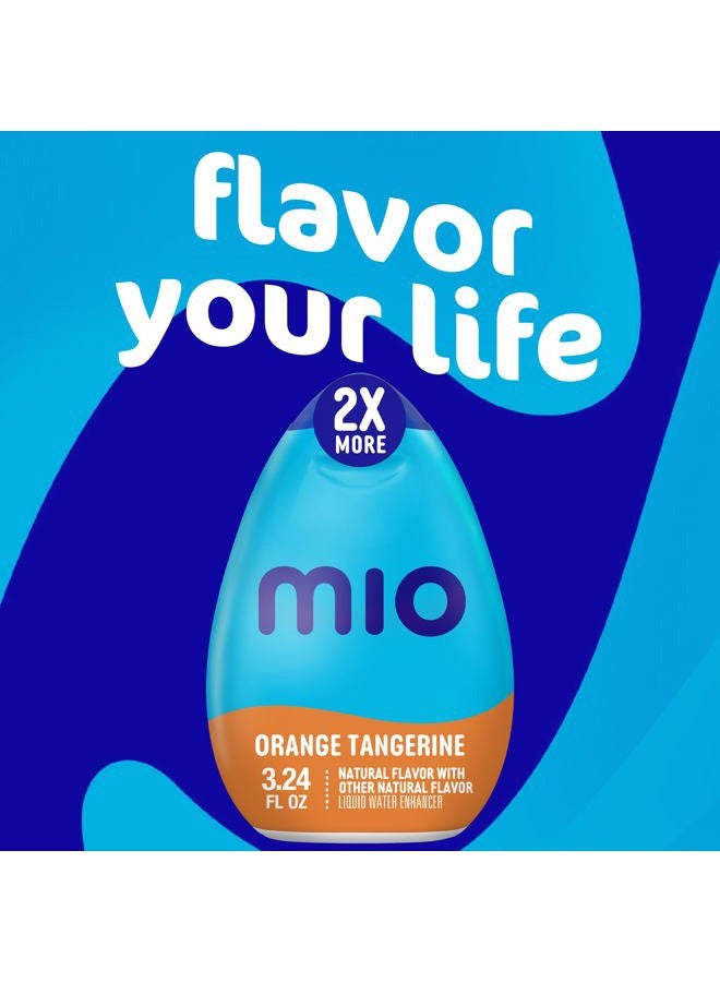 mio mio Orange Tangerine Flavored with Other Natural Flavor Liquid Water Enhancer, 3.24 fl oz Bottle - Image 3