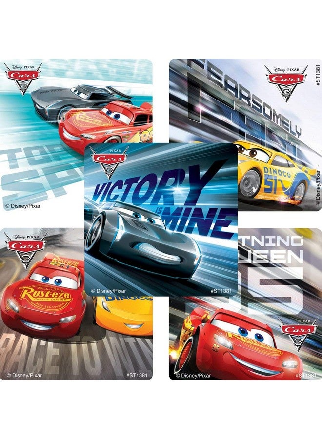 SmileMakers Cars 3 Movie Stickers - Prizes and Giveaways - 100 per Pack - Image 1