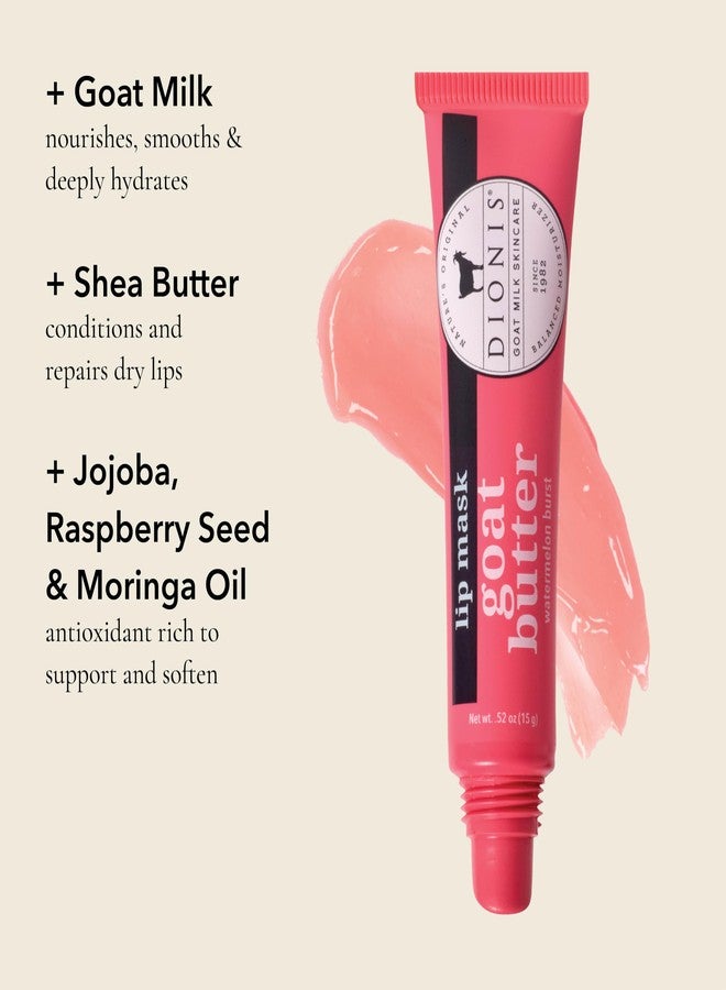 Dionis Goat Butter Lip Mask with Gentle Exfoliation, Sweet Berry, 0.52 oz - Image 2