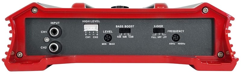 Crunch GP-1500.2 1500 Watt 2 Channel Car Audio Amplifier Stereo Amp Bridgeable Bundle with Rockville RWK82 8 Gauge 4 Chan Car Amp Wiring Installation Wire Kit (2) RCA's - Image 5