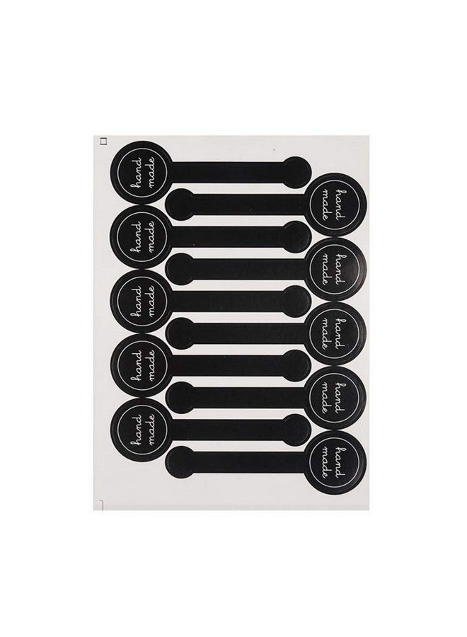 اس واي بي ال 20 ورقة (200 قطعة) عبوة بيع بالتجزئة للأغذية، ملصقات ورقية لاصقة ذاتية اللصق، ملصقات ختم، ملصقات واضحة للتلاعب، ملصقات زخرفية لفنون الخبز اليدوية والمزيد - Image 1