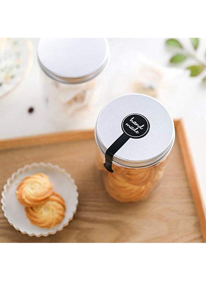 اس واي بي ال 20 ورقة (200 قطعة) عبوة بيع بالتجزئة للأغذية، ملصقات ورقية لاصقة ذاتية اللصق، ملصقات ختم، ملصقات واضحة للتلاعب، ملصقات زخرفية لفنون الخبز اليدوية والمزيد - Image 4