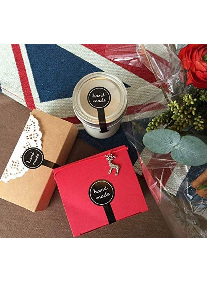 اس واي بي ال 20 ورقة (200 قطعة) عبوة بيع بالتجزئة للأغذية، ملصقات ورقية لاصقة ذاتية اللصق، ملصقات ختم، ملصقات واضحة للتلاعب، ملصقات زخرفية لفنون الخبز اليدوية والمزيد - Image 5