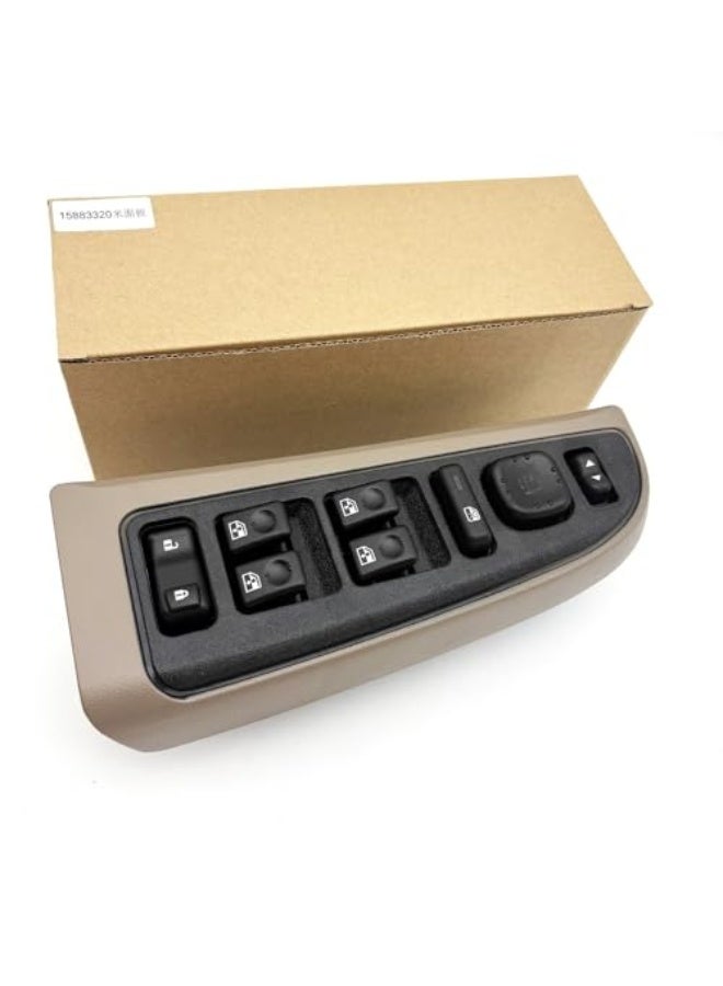 Starwell Power Window Switch OE 15883320 Driver Side Door Lock Fit for 2003-2007 Chevy Avalanche Silverado Suburban Tahoe GMC Yukon Sierra, Cadillac Escalade (15883320-Beige) - Image 5