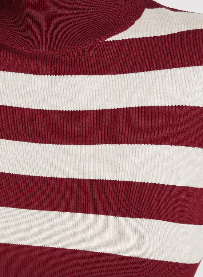 Styli Striped Sweater Dress  - Image 3